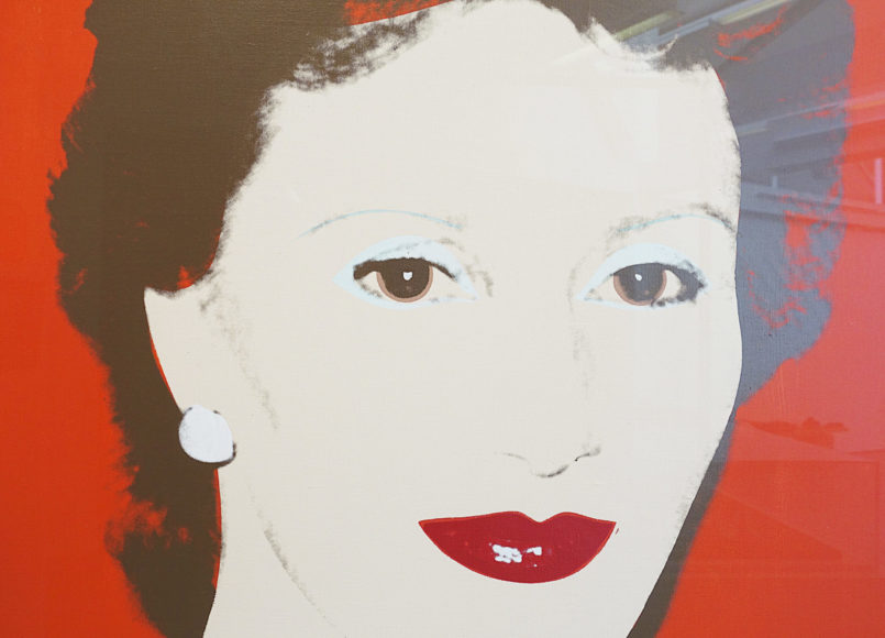 Andy Warhol portrett av Kronprinsesse Sonja